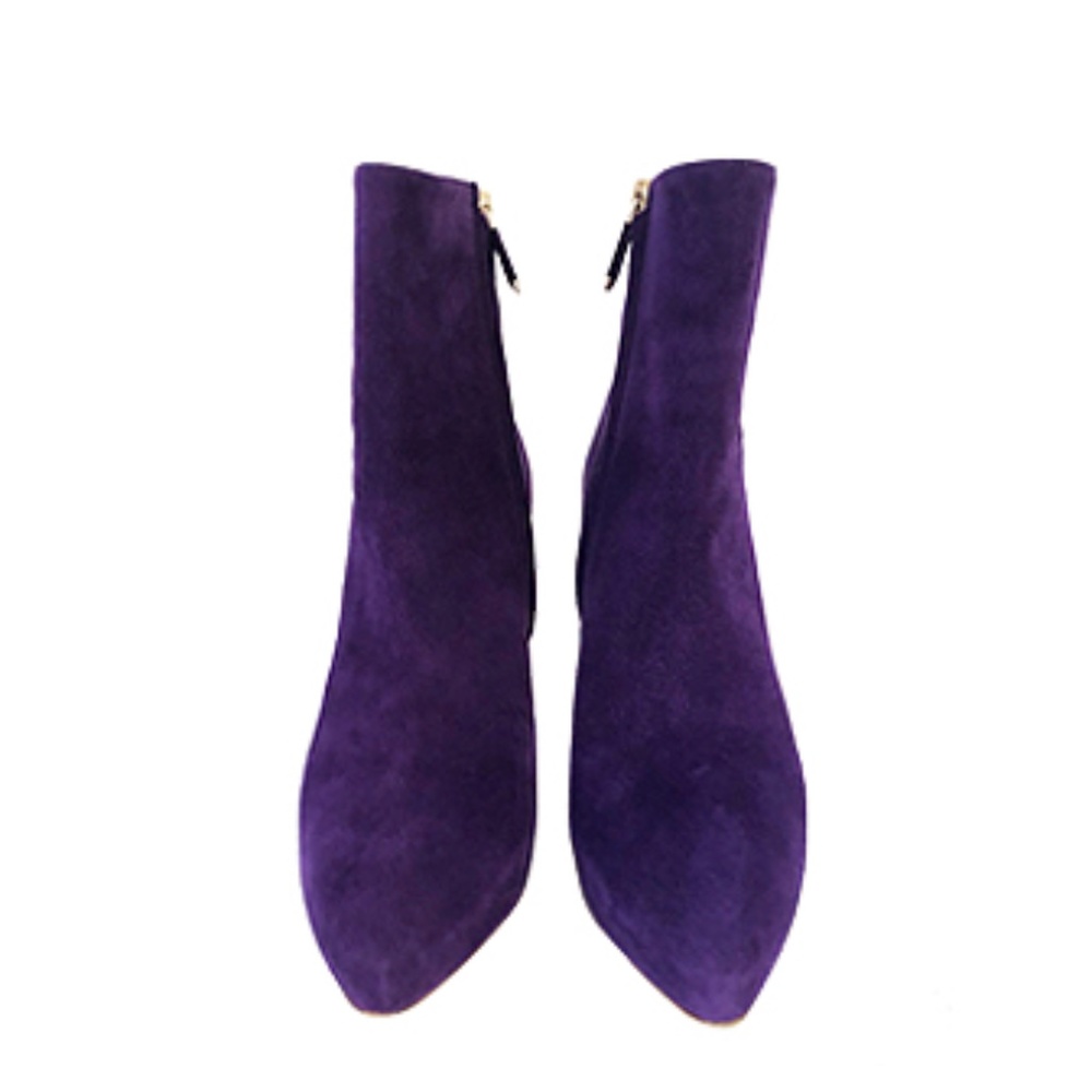Ralph Lauren Collection Beverly Kidsuede Platform Booties - Picture 3 of 7